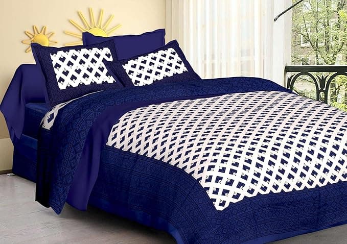100% Pure Cotton Printed Bedsheet