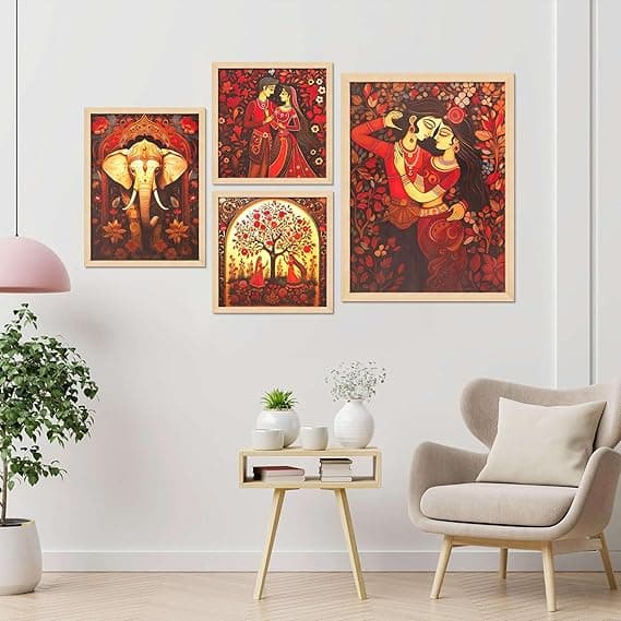 Bysha Set of Four Framed Painting